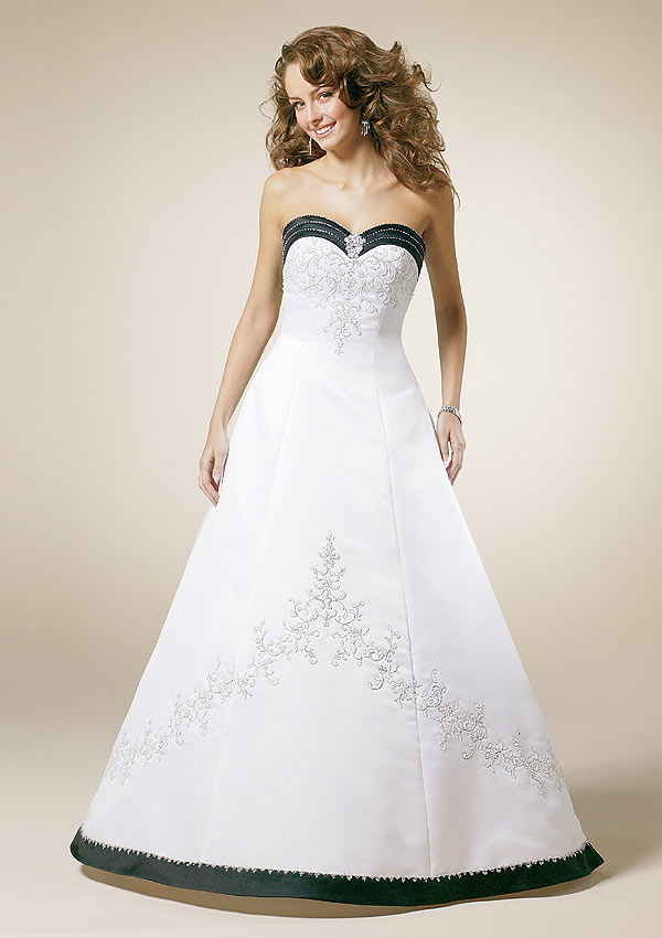 Orifashion Handmadestrapless wedding dress / gown 011