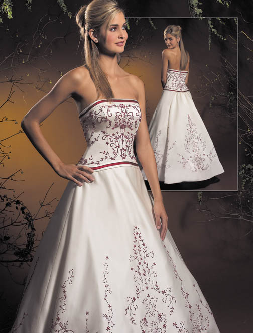 Orifashion Handmadestrapless wedding dress / gown 022