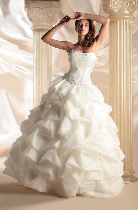 Orifashion Handmadestrapless wedding dress / gown 023