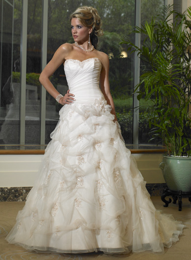 Orifashion Handmadestrapless wedding dress / gown 025