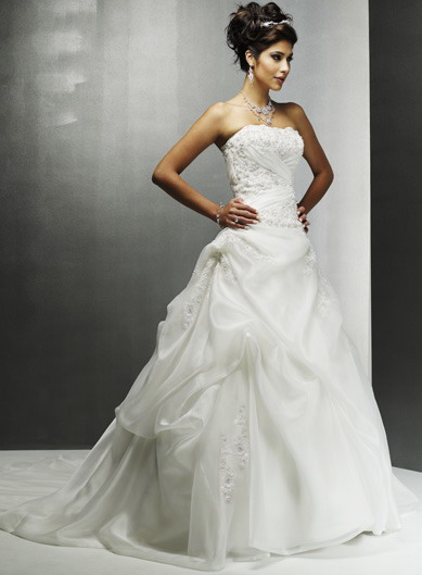 Orifashion Handmadestrapless wedding dress / gown 027