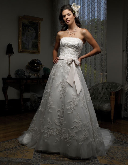 Orifashion Handmadestrapless wedding dress / gown 028