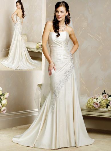 Orifashion Handmadestrapless wedding dress / gown 030