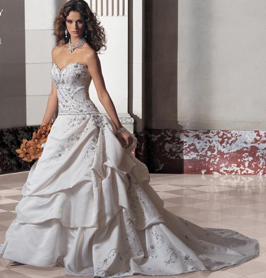 Orifashion Handmadestrapless wedding dress / gown 033