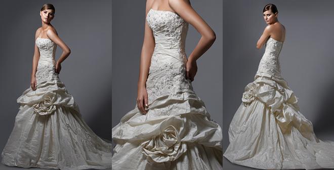 Orifashion Handmadestrapless wedding dress / gown 035