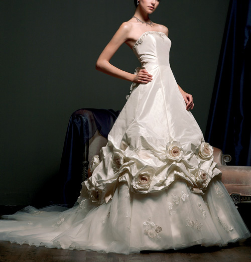 Orifashion Handmadestrapless wedding dress / gown 039