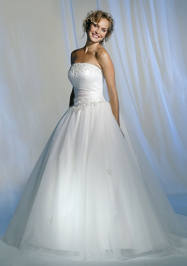 Orifashion Handmadestrapless wedding dress / gown 041