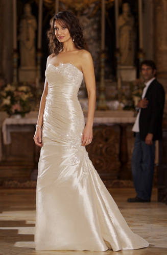 Orifashion Handmadestrapless wedding dress / gown 049