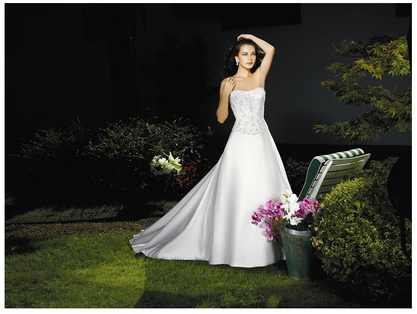 Orifashion Handmadestrapless wedding dress / gown 050  Orifashion Handmadestrapless wedding dress / gown 050