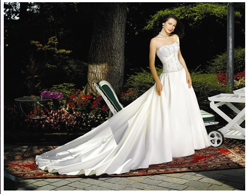 Orifashion Handmadestrapless wedding dress / gown 051