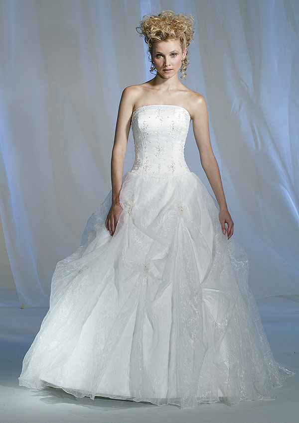 Orifashion Handmadestrapless wedding dress / gown 056