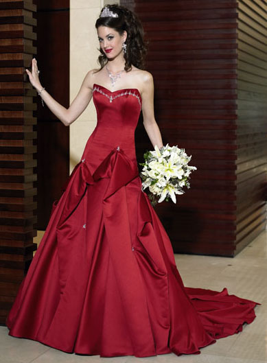 Orifashion Handmadestrapless wedding dress / gown 059  Orifashion Handmadestrapless wedding dress / gown 059