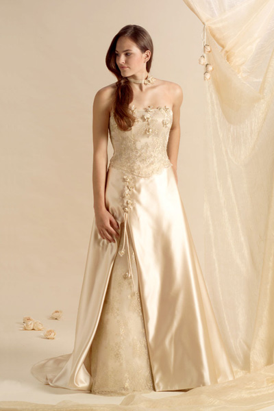 Orifashion Handmadestrapless wedding dress / gown 060