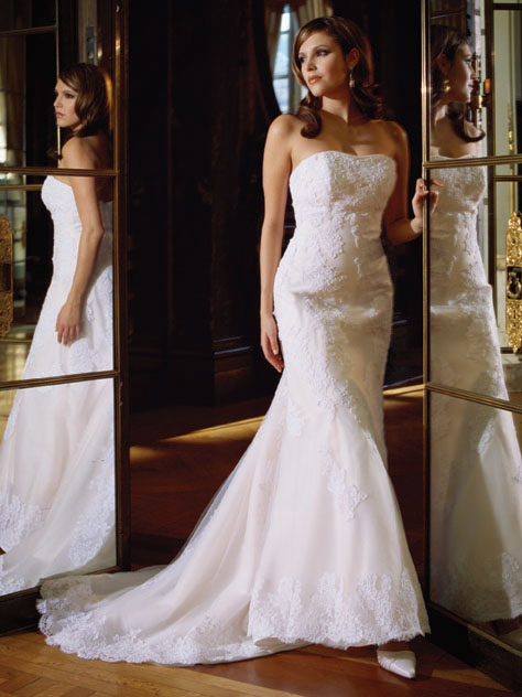 Orifashion Handmadestrapless wedding dress / gown 062