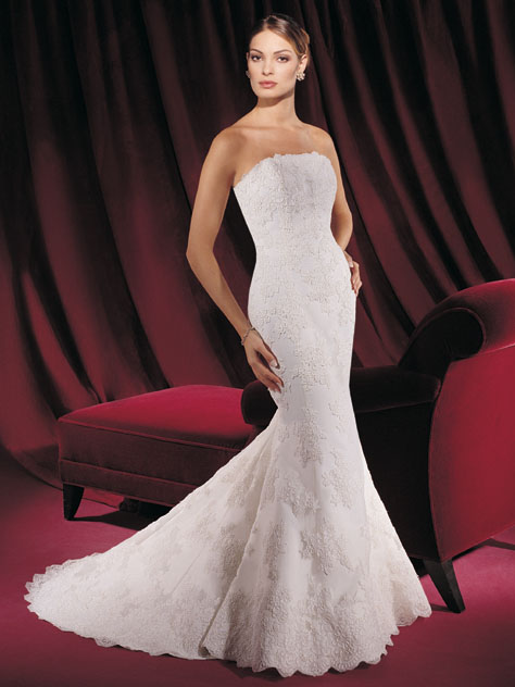 Orifashion Handmadestrapless wedding dress / gown 063