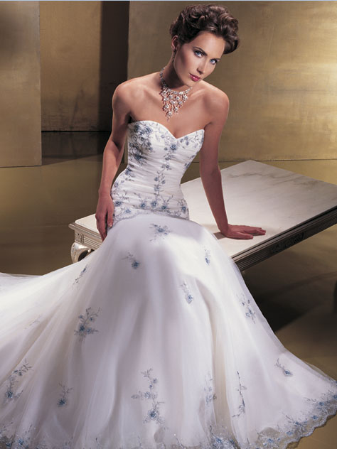 Orifashion Handmadestrapless wedding dress / gown 064