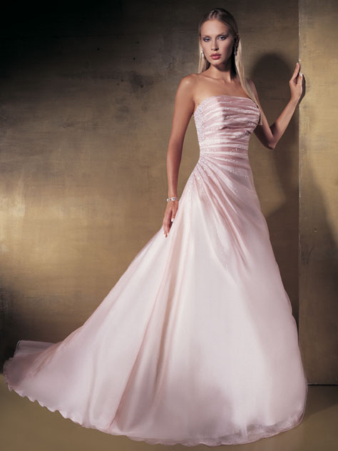 Orifashion Handmadestrapless wedding dress / gown 065