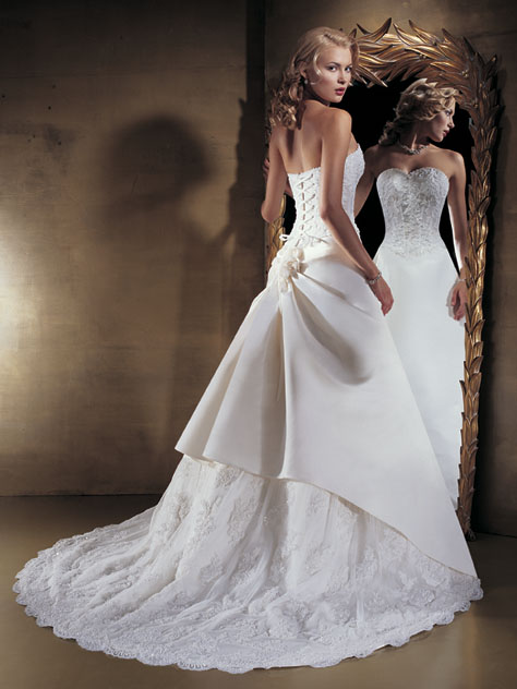 Orifashion Handmadestrapless wedding dress / gown 067
