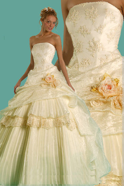 Orifashion Handmadestrapless wedding dress / gown 071