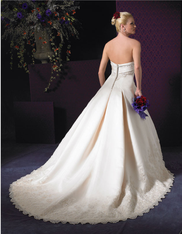 Orifashion Handmadestrapless wedding dress / gown 073