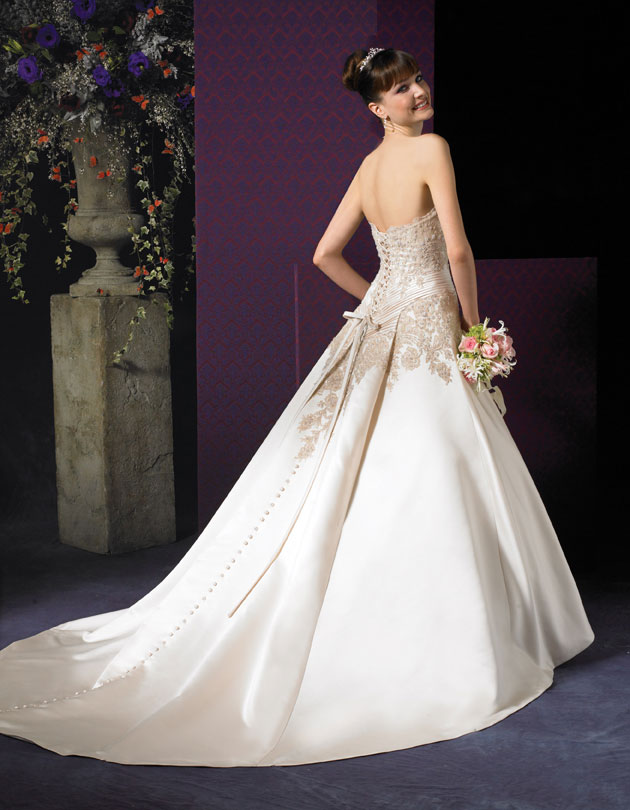 Orifashion Handmadestrapless wedding dress / gown 074