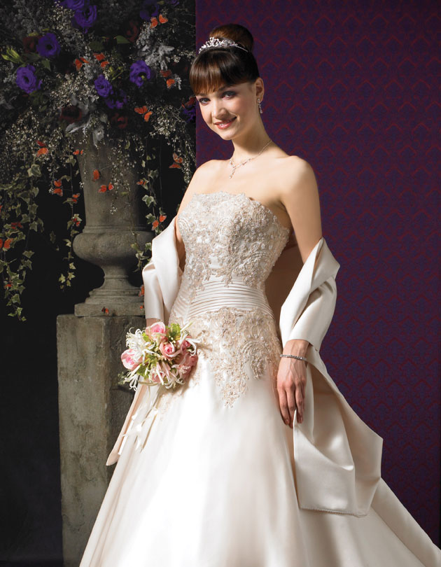 Orifashion Handmadestrapless wedding dress / gown 074