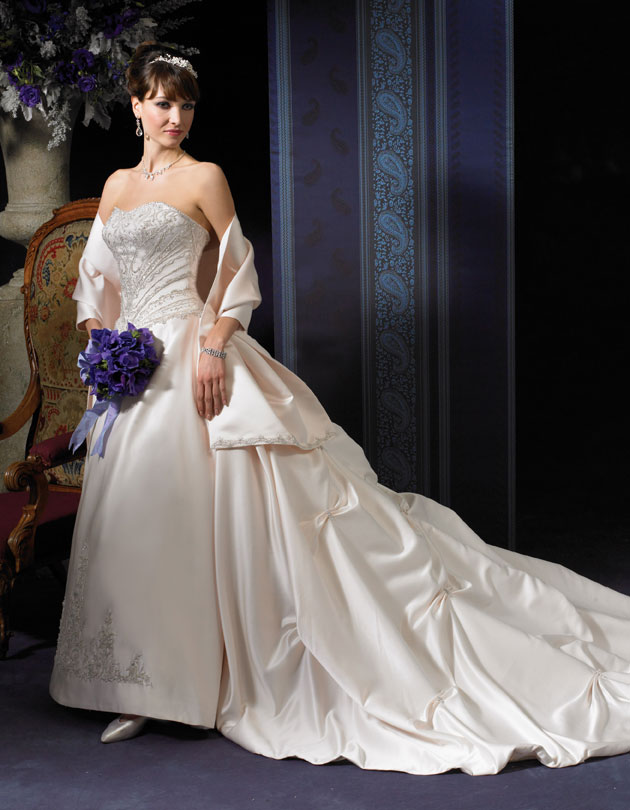 Orifashion Handmadestrapless wedding dress / gown 076