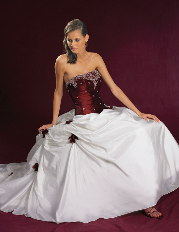 Orifashion Handmadestrapless wedding dress / gown 078
