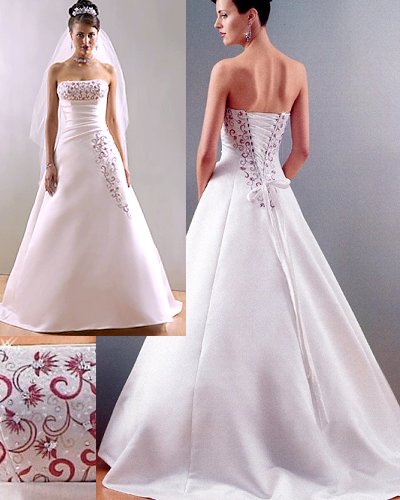 Orifashion Handmadestrapless wedding dress / gown 081