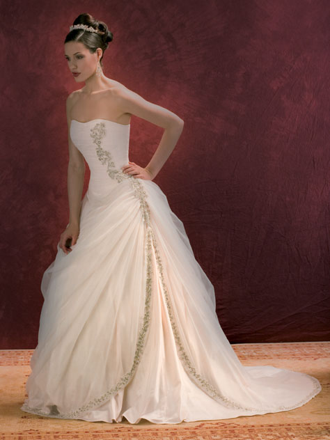 Orifashion Handmadestrapless wedding dress / gown 094