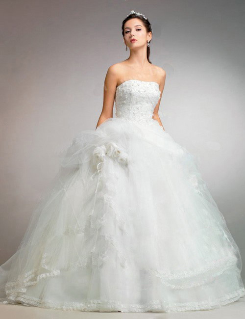 Orifashion Handmadestrapless wedding dress / gown 095