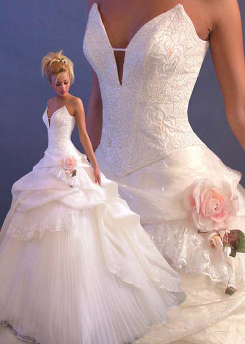 Orifashion Handmadestrapless wedding dress / gown 099