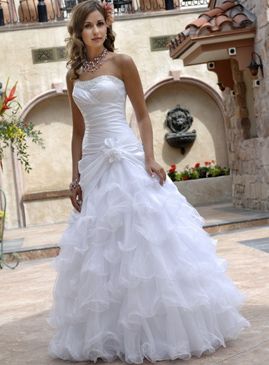 Orifashion Handmadestrapless wedding dress / gown 104