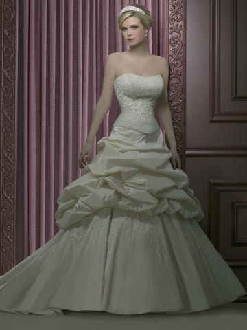 Orifashion Handmadestrapless wedding dress / gown 106