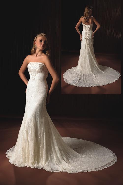 Orifashion Handmadestrapless wedding dress / gown 107