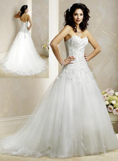 Orifashion Handmadestrapless wedding dress / gown 113