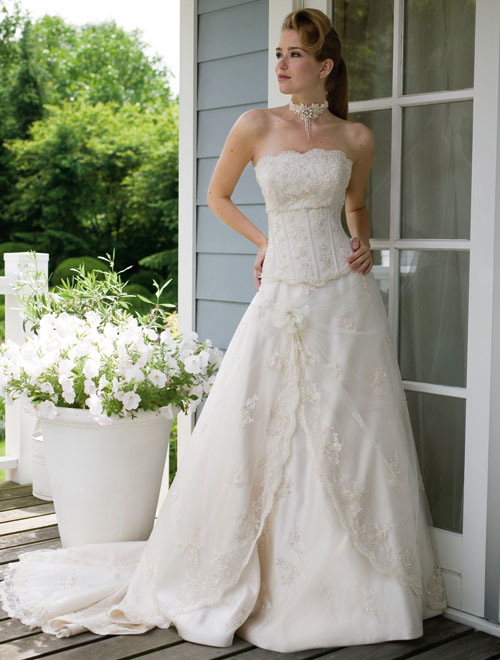 Orifashion Handmadestrapless wedding dress / gown 119
