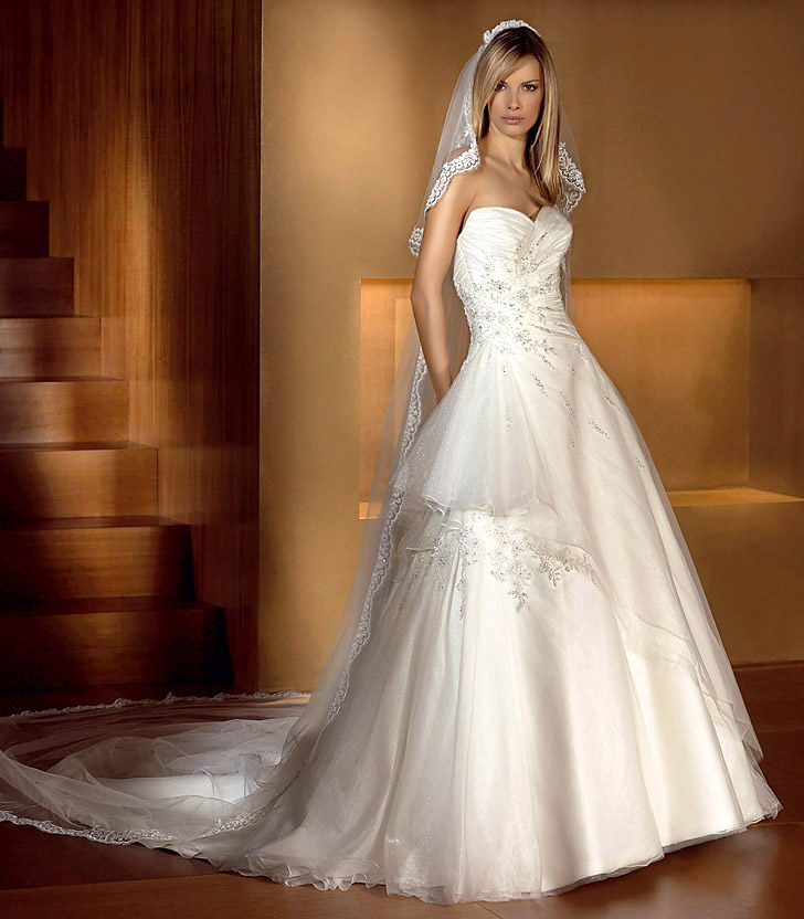 Orifashion Handmadestrapless wedding dress / gown 125