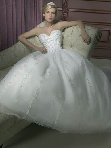 Orifashion Handmadestrapless wedding dress / gown 133