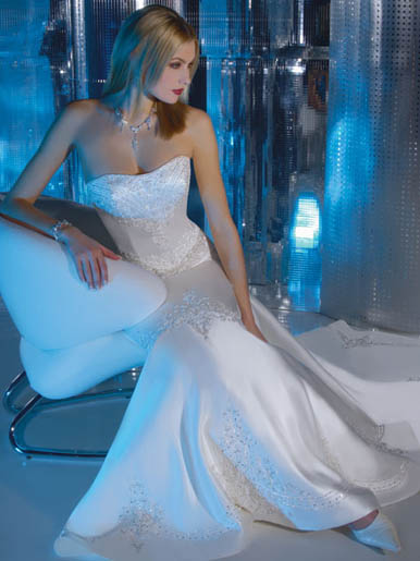 Wedding dress ST135---------- Orifashion Handmadestrapless bri