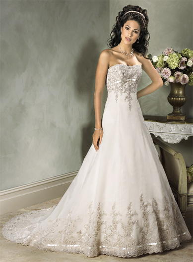 Orifashion Handmadestrapless wedding dress / gown 136