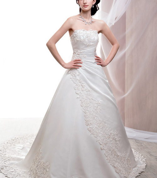 Orifashion Handmadestrapless wedding dress / gown 154