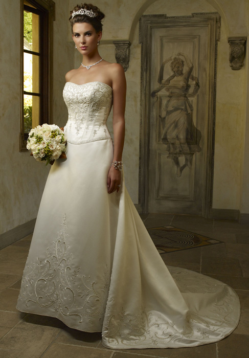 Orifashion Handmadestrapless wedding dress / gown 159