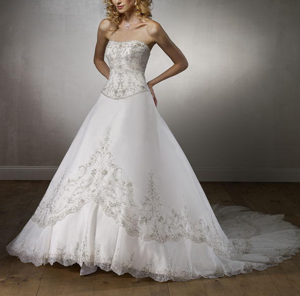 Orifashion Handmadestrapless wedding dress / gown 160