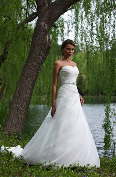 Orifashion Handmadestrapless wedding dress / gown 162