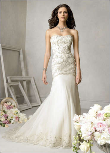 Orifashion Handmadestrapless wedding dress / gown 164