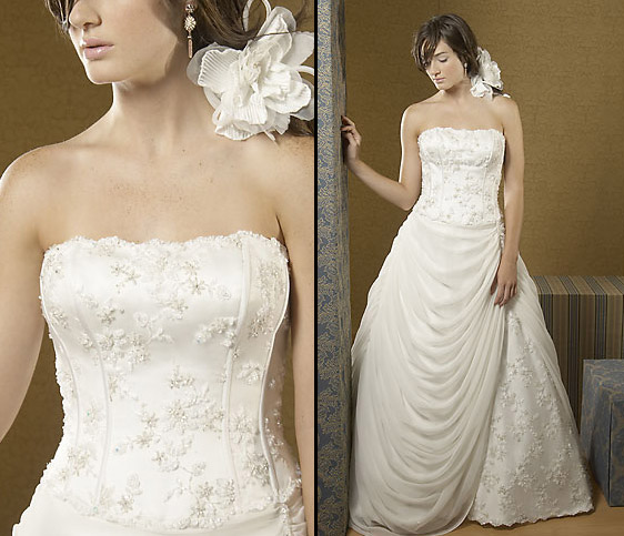Orifashion Handmadestrapless wedding dress / gown 167