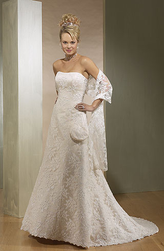 Orifashion Handmadestrapless wedding dress / gown 186