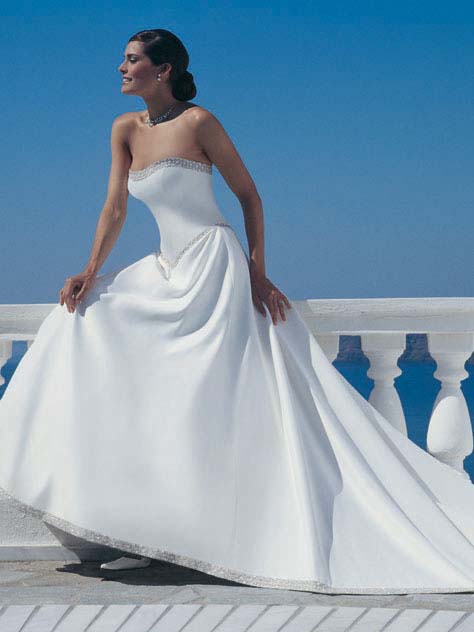 Orifashion Handmadestrapless wedding dress / gown 193