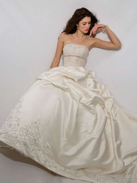 Orifashion Handmadestrapless wedding dress / gown 194